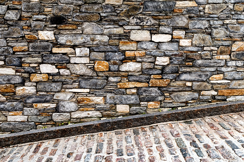 Stone Wall - Quebec City - Quebec